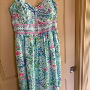 Lilly Pulitzer Multicolor Tropical Print Dress